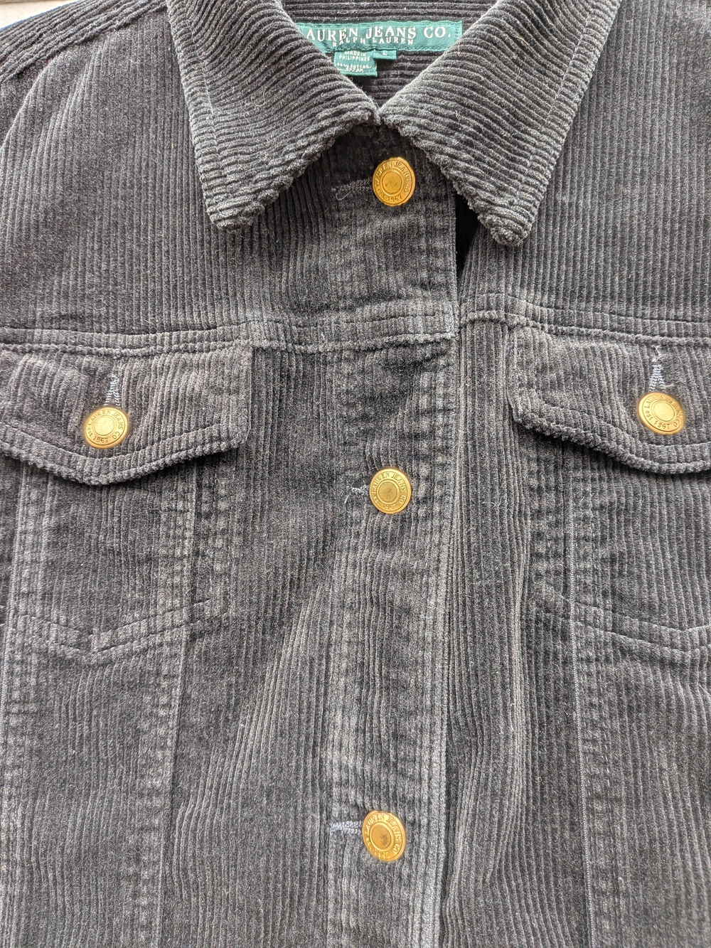 Ralph Lauren Women's Black Corduroy Jacket - Picture 3 of 5